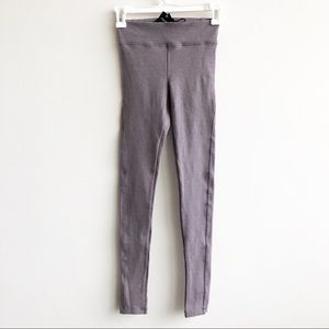 (NWT) David Lerner Pigment Dye Seamed Legging Plum